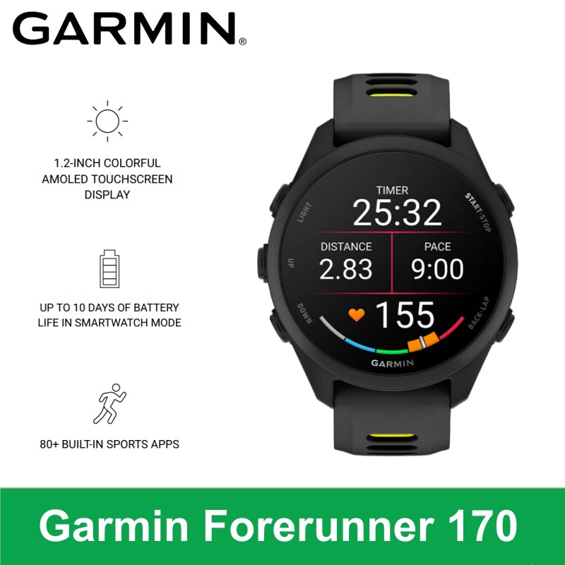 Timex Watches Smartwatch - ساعة ذكية Garmin Forerunner 170 للجري