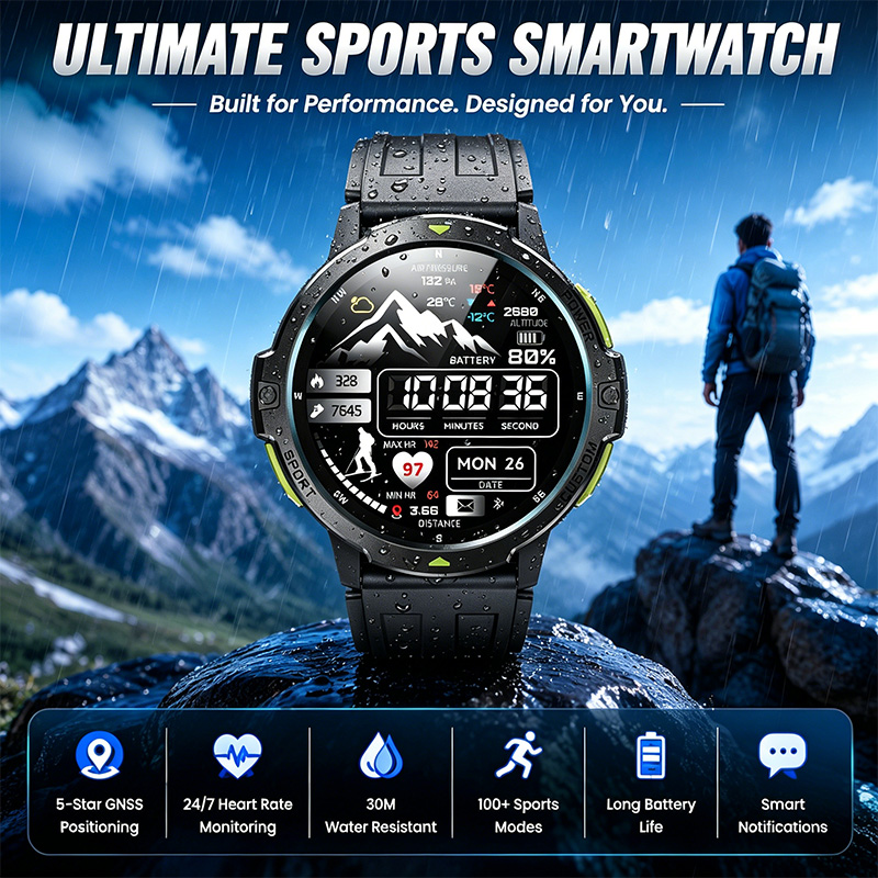 Timex Watches Smartwatch - ساعة ذكية مع نظام تحديد المواقع