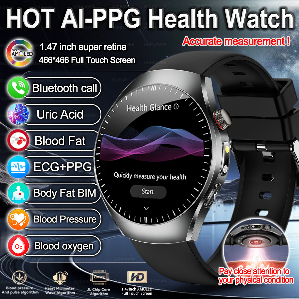 Smartwatch Watches Brands For Women - العلامة التجارية الجديدة 2026 ترقية الصحة