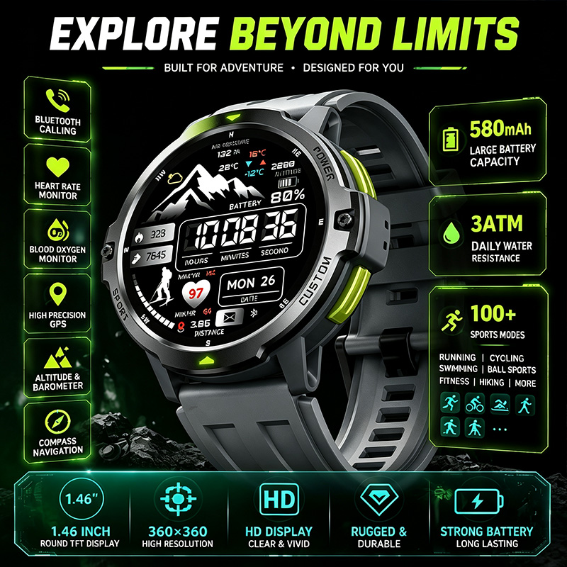 Timex Watches Smartwatch - ساعة ذكية بتقنية البلوتوث مع بوصلة