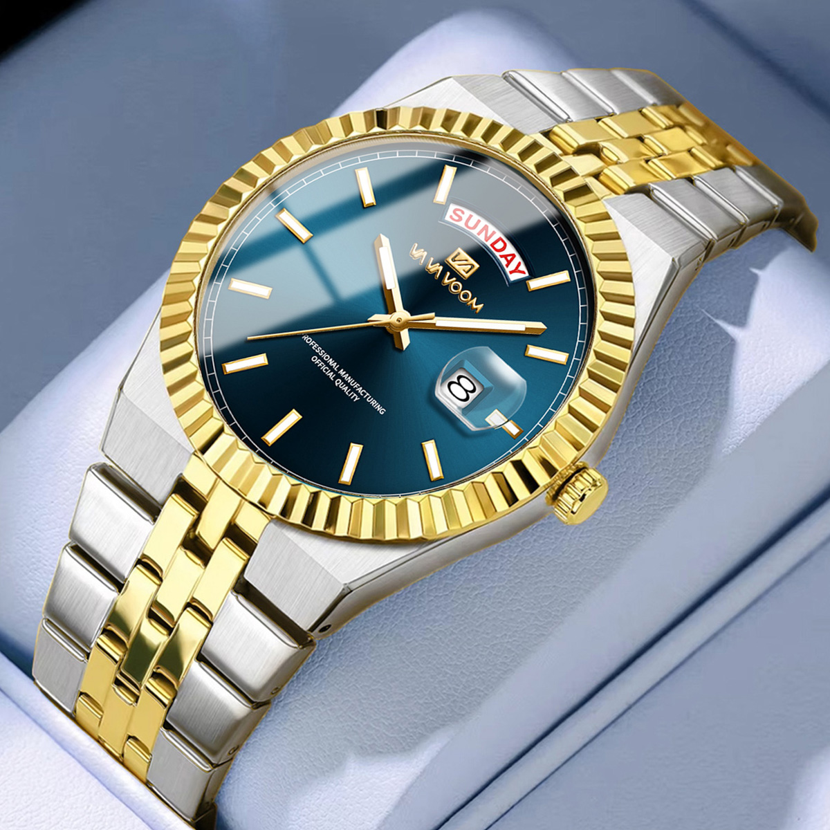 Smartwatch Ring Watches - ساعة يد رجالية كوارتز من سلسلة