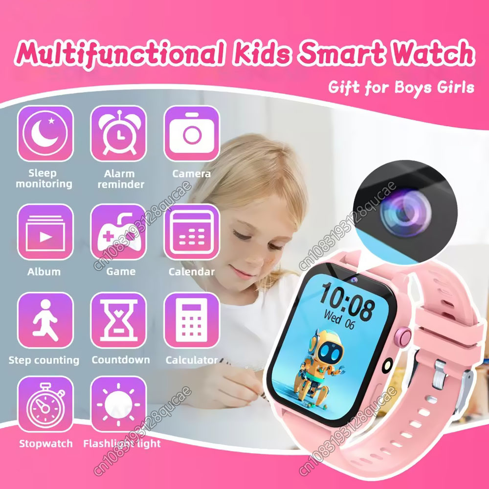Smartwatch Watches Gift For Boys On Birthday - 2025 ساعة ذكية جديدة للأطفال HD