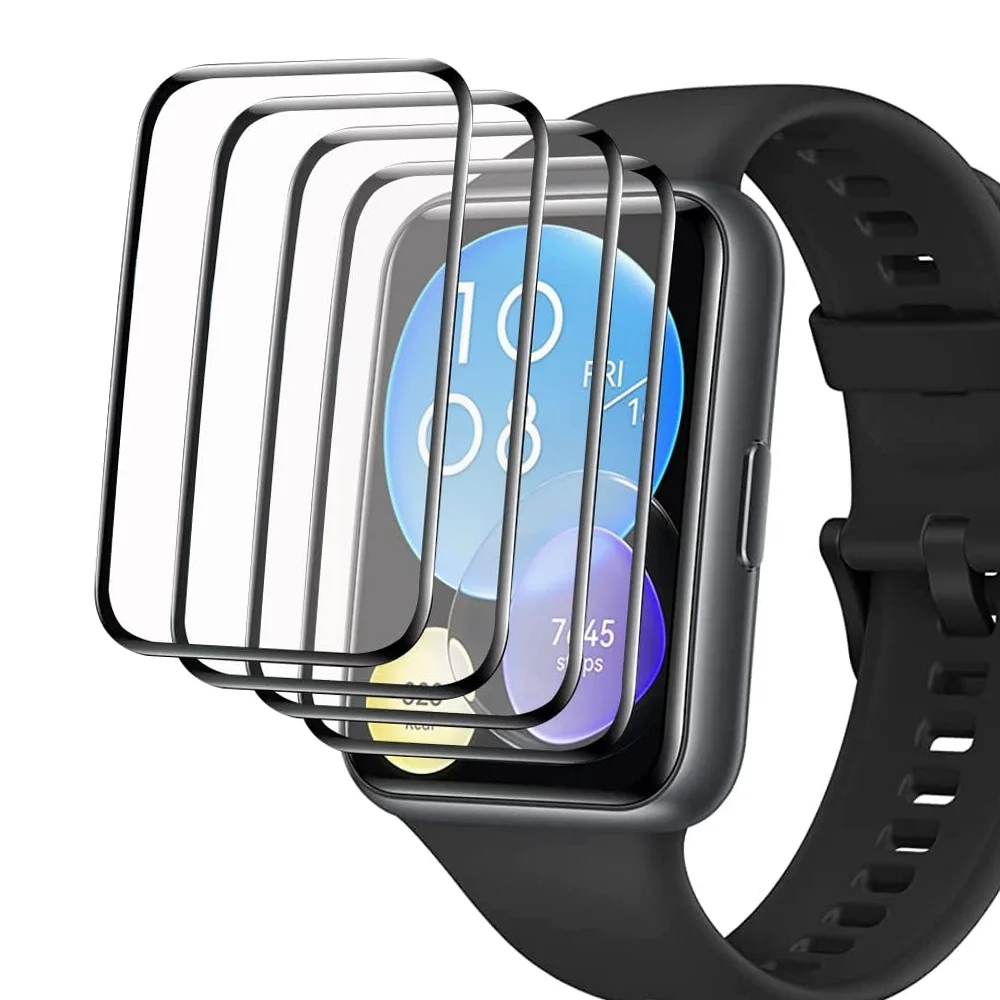 Huawei Smartwatch Watch Fit - واقي شاشة زجاجي لين لساعة هاواى