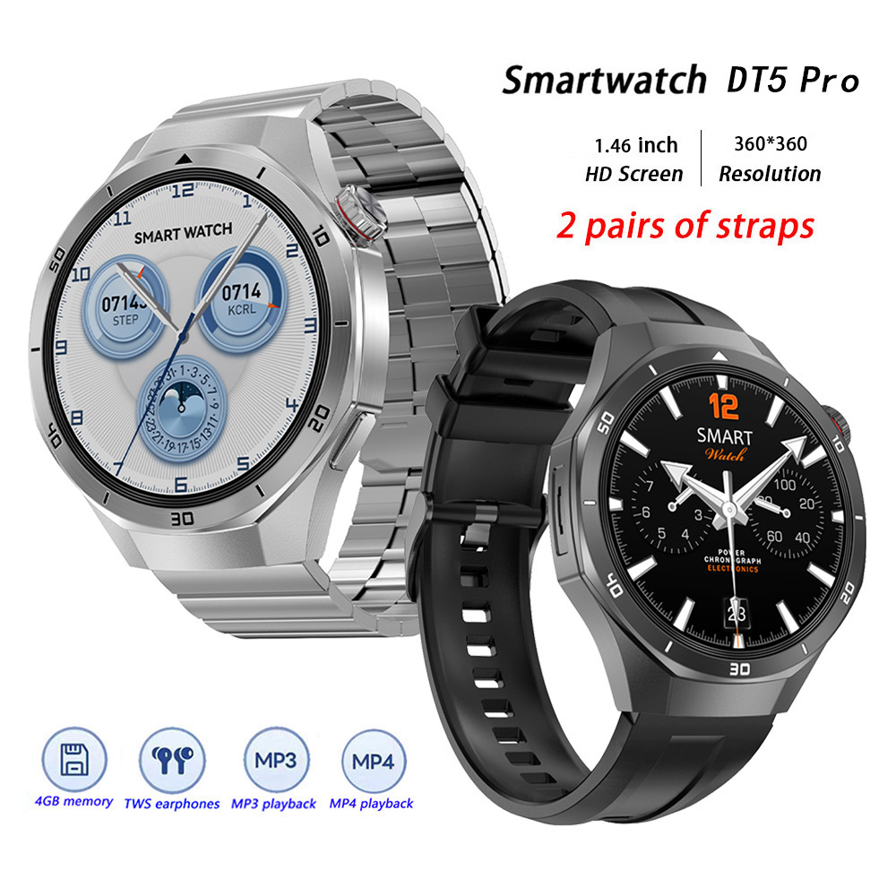 Smartwatch Digital Watches For Women - DT5 Pro ساعة ذكية للرجال والنساء