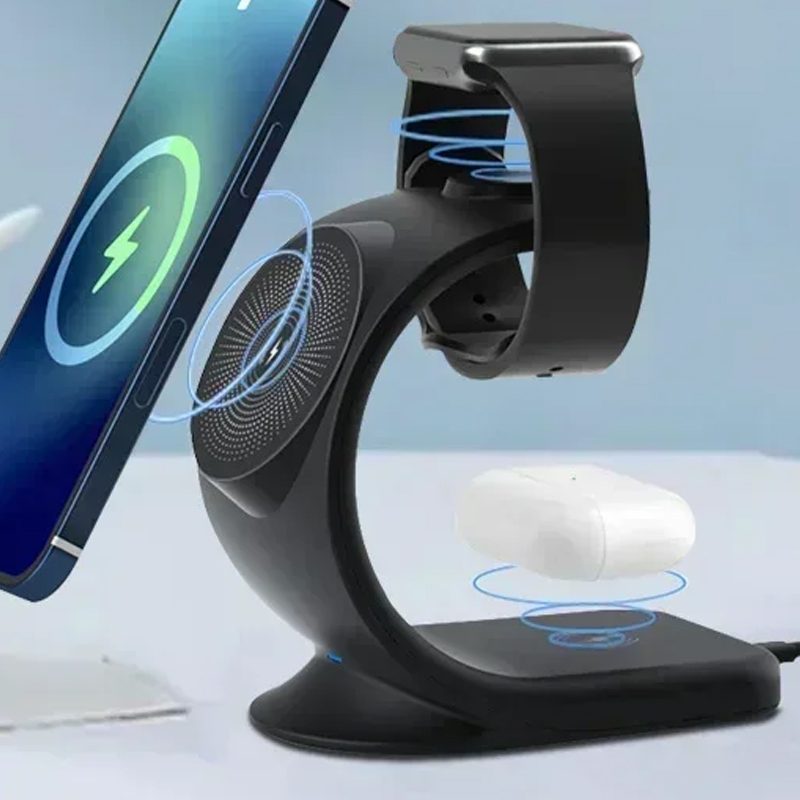 Watch 7 Smartwatch Iphone - شاحن لاسلكي مغناطيسي 3 في 1