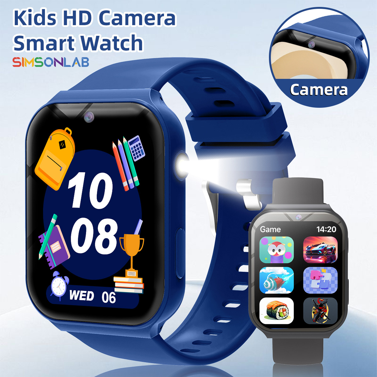 Smartwatch Watches Birthday Gift For Boys - ساعة ذكية جديدة 2026 للأولاد والبنات،