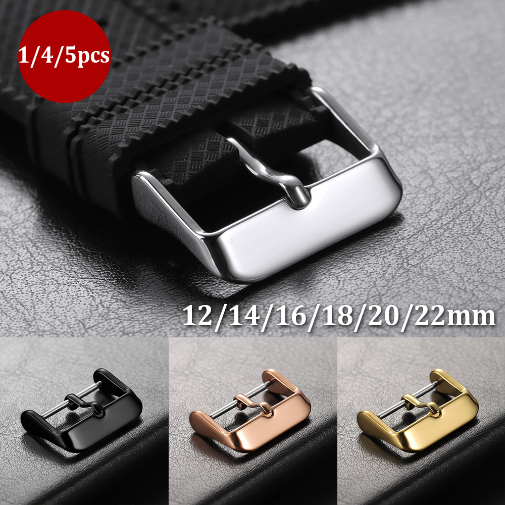 Replacement Watch Bracelet - 1/4/5 قطع مشبك ساعة مصقول من
