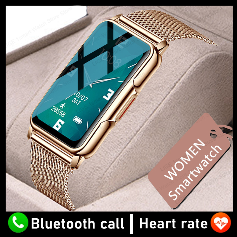Smartwatch Watches Brands For Women - LIGE-ساعة ذكية مقاومة للماء للنساء ،