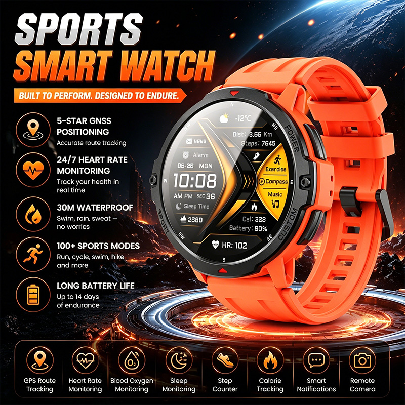 Timex Watches Smartwatch - ساعة ذكية رياضية احترافية جديدة مع