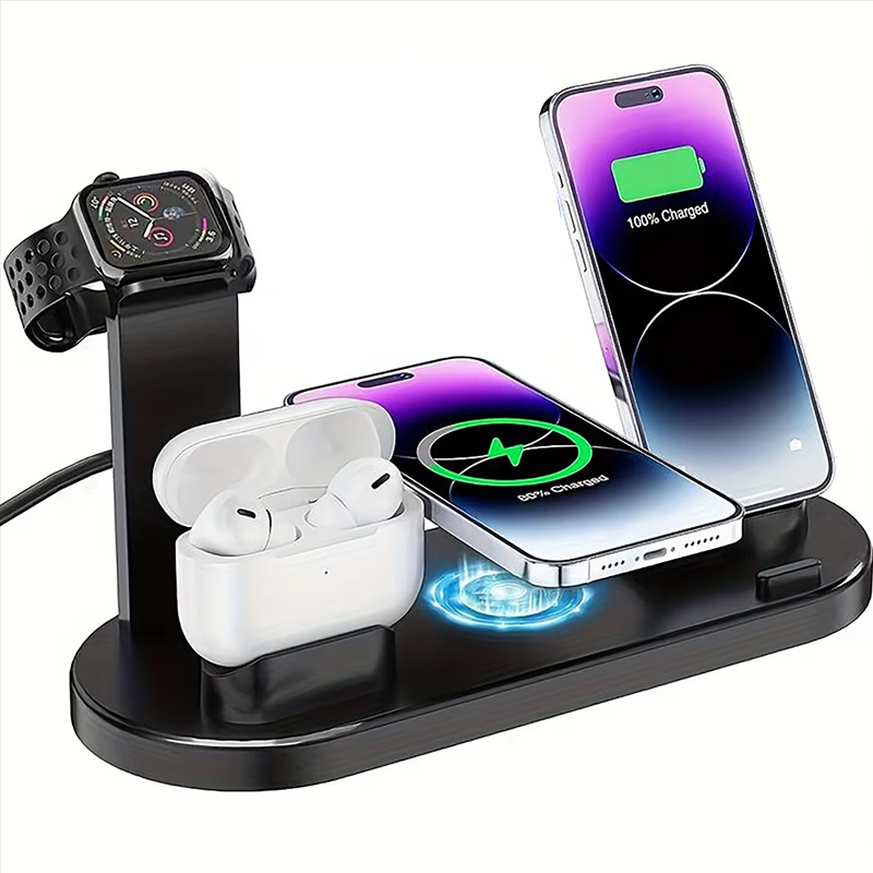 Watch 7 Smartwatch Iphone - شاحن لاسلكي 7 في 1 مع