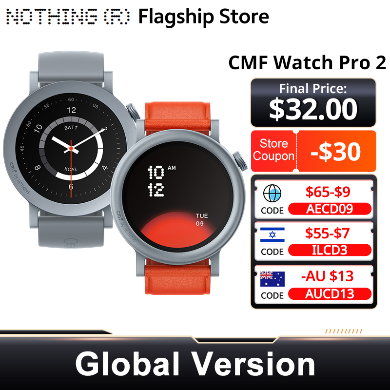Heart Rate Gps Watch - ساعة CMF by Nothing الإصدار العالمي