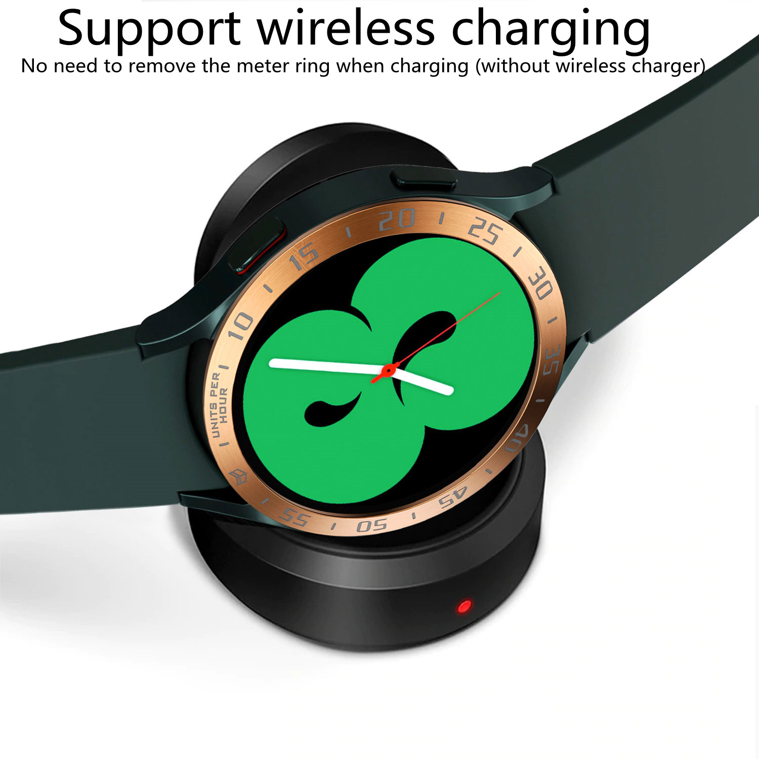 Smartwatch Ring Watches - سرعة مقياس الحافة حلقة معدنية غطاء