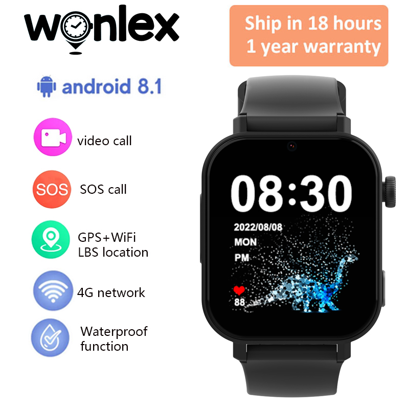 Heart Rate Gps Watch - ونليكس KT36 4G ساعة ذكية للأطفال