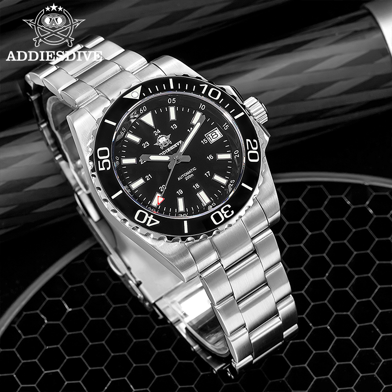 Watch Bezel Insert - ساعة أديس ديف للرجال 8215 ميكانيكية