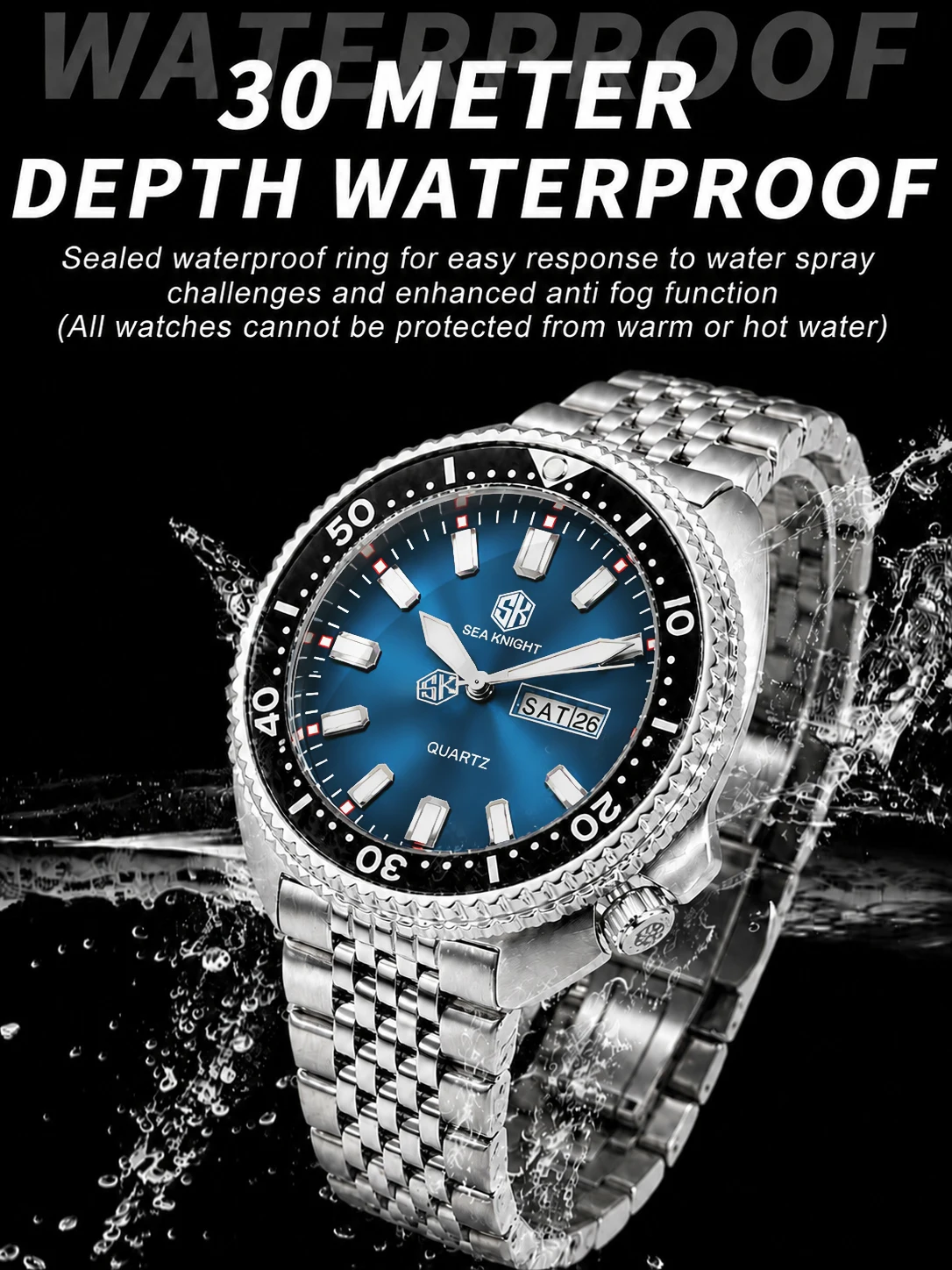 ساعة سي نايت الفاخرة الجديدة ل - مراجعة Smartwatch New Watches For Men وسعره