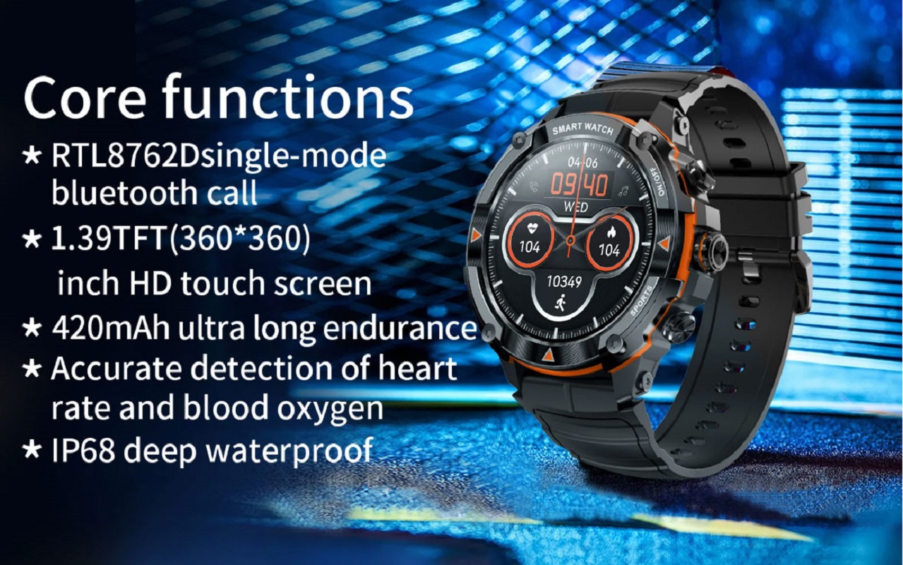 ساعة ذكية رياضية مقاومة للماء  - مراجعة Watch Vs Smartwatch وسعره
