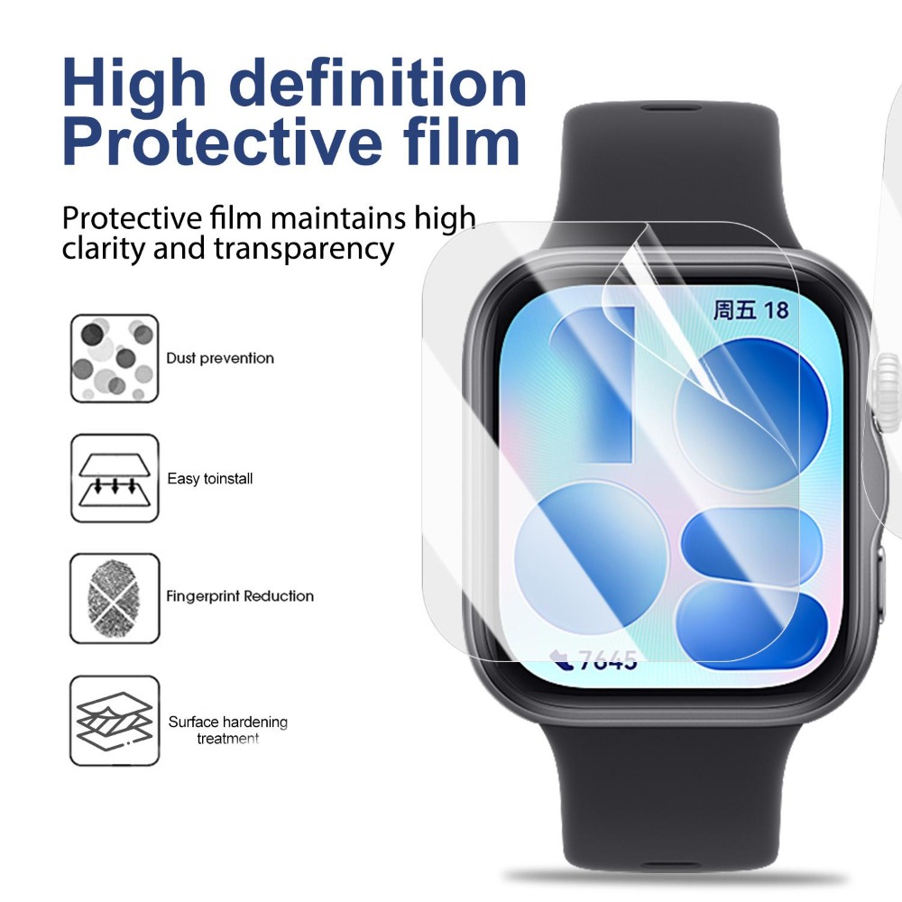 أغطية حماية مرنة من الهيدروجيل - مراجعة Huawei Smartwatch Watch Fit وسعره