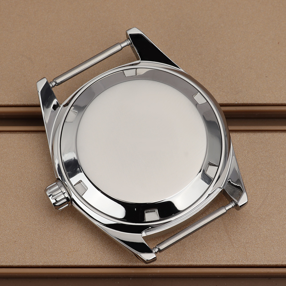 علب ساعات فضية مصقولة NH35 36  - مراجعة Watch Bezel Insert وسعره