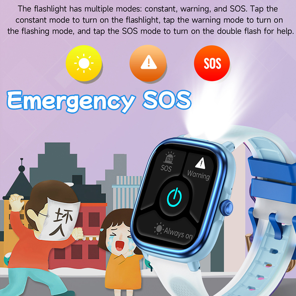 ساعة ذكية جديدة للأطفال لعام 2 - مراجعة Smartwatch Watches Birthday Gift For Boys وسعره