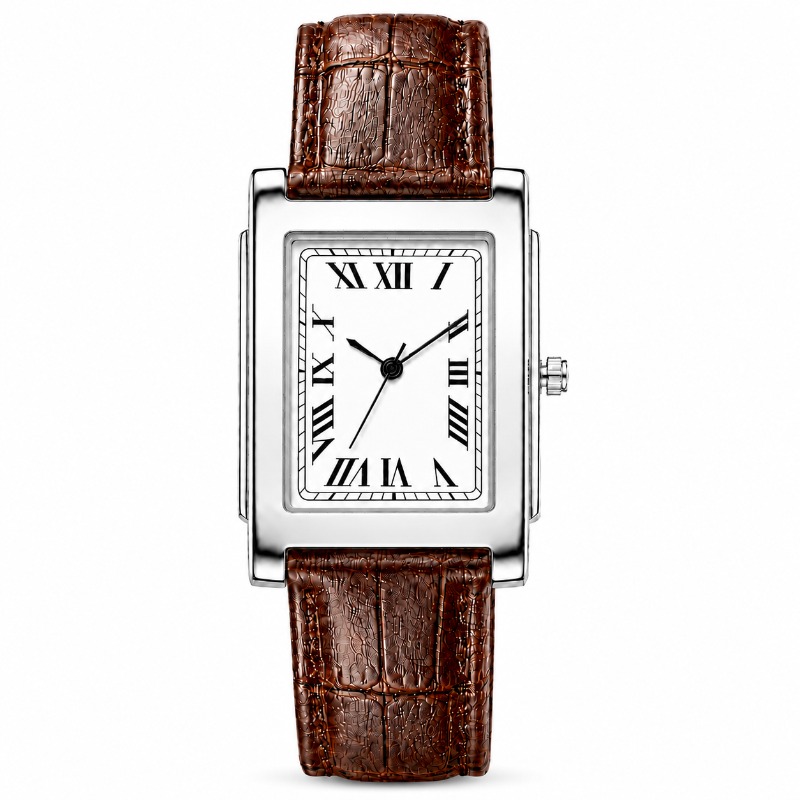 ساعات رجالية مستطيلة الشكل بتص - مراجعة Smartwatch Vintage Watches For Men وسعره