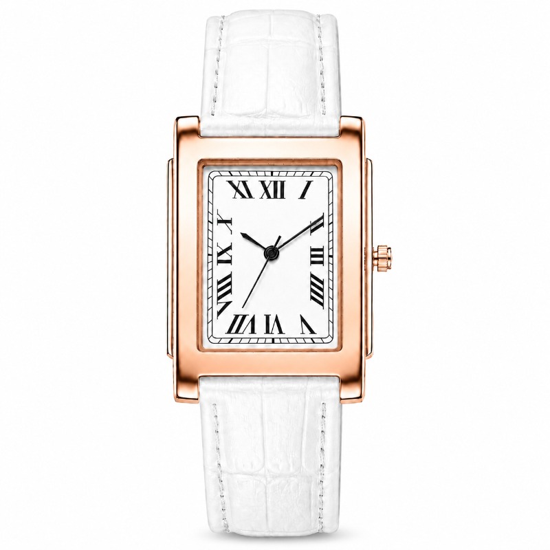ساعات رجالية مستطيلة الشكل بتص - مراجعة Smartwatch Vintage Watches For Men وسعره