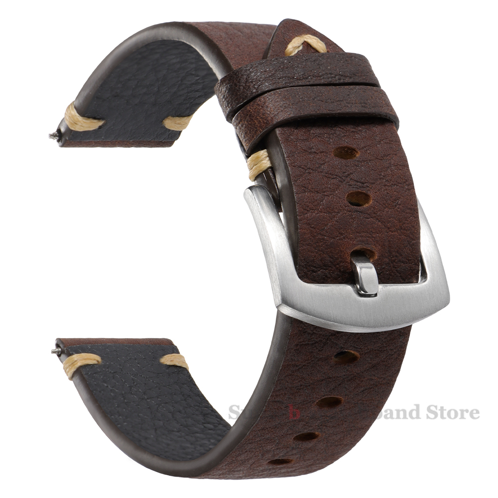أحزمة جلدية أصلية لساعة كلاسيك - مراجعة Smartwatch Vintage Watches For Men وسعره