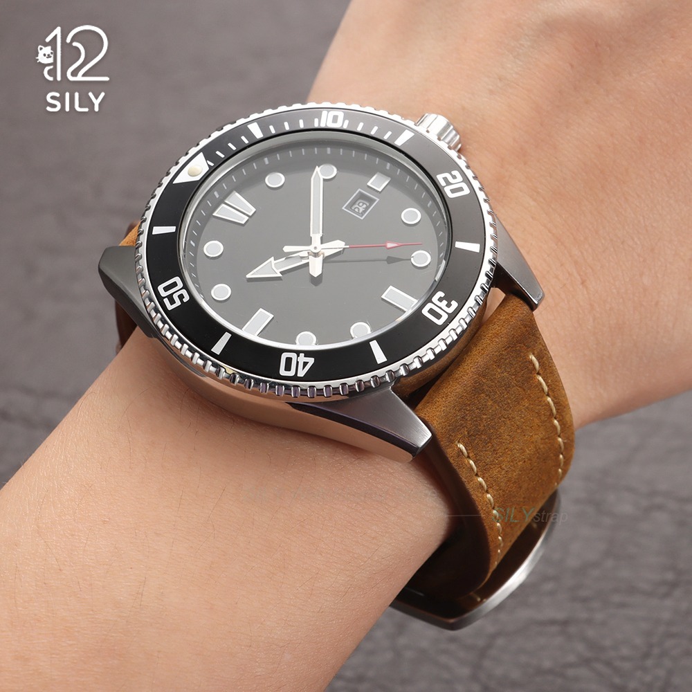حزام ساعة من جلد العجل مقاس 20 - مراجعة Smartwatch Vintage Watches For Men وسعره