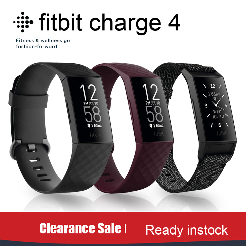 الأصلي Fitbit شاحن 4 سوار ساعة - مراجعة Smartwatch Digital Watches For Women وسعره