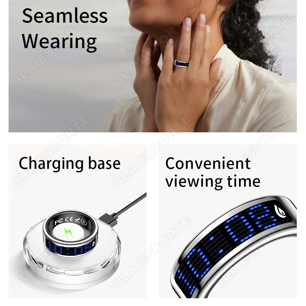 ساعة ذكية للنساء بشاشة ديناميك - مراجعة Smartwatch Ring Watches وسعره