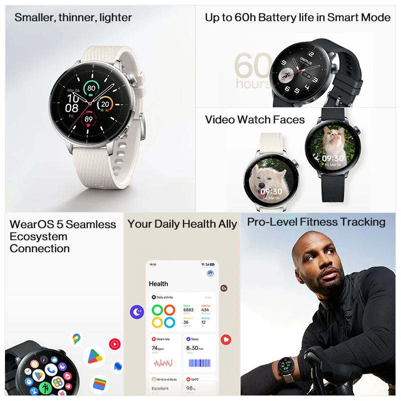 الإصدار العالمي من ساعة OnePlu - مراجعة Heart Rate Gps Watch وسعره