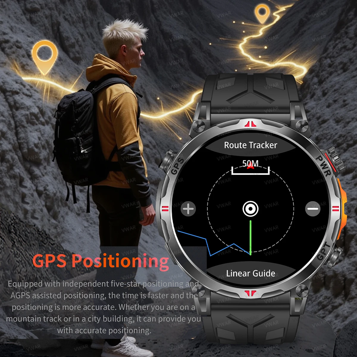 2025 جديد VWAR Air5 Ultra GPS  - مراجعة Watch Vs Smartwatch وسعره