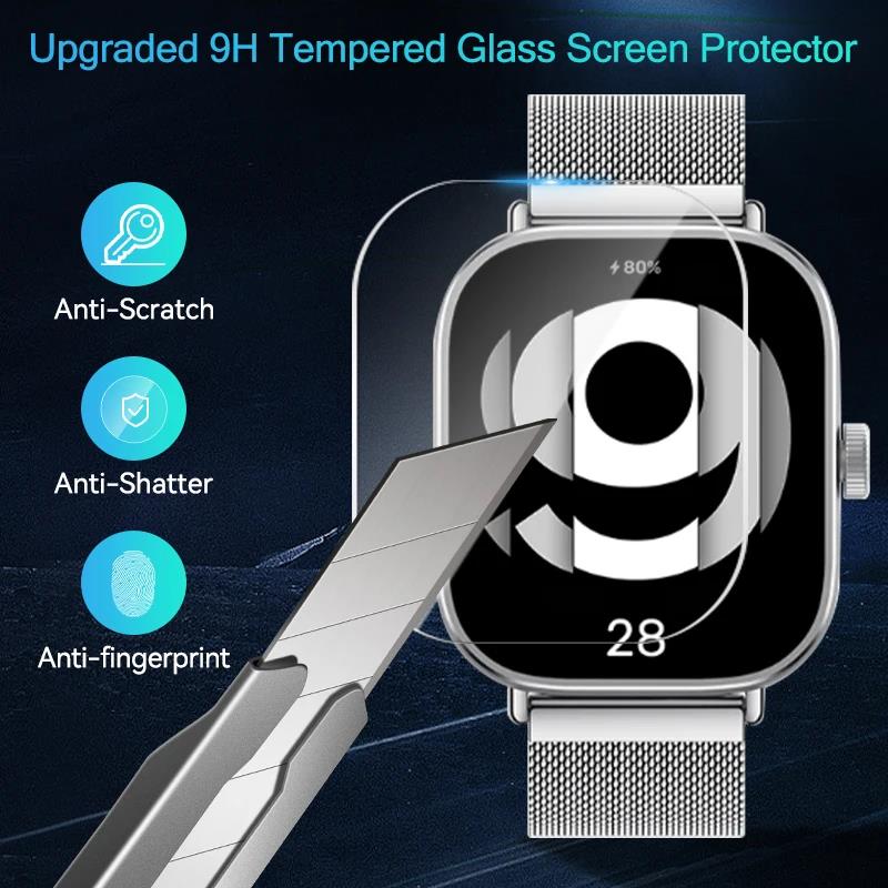 1-5 قطعة من الزجاج المقسى لساع - مراجعة Smartwatch Redmi Watches وسعره