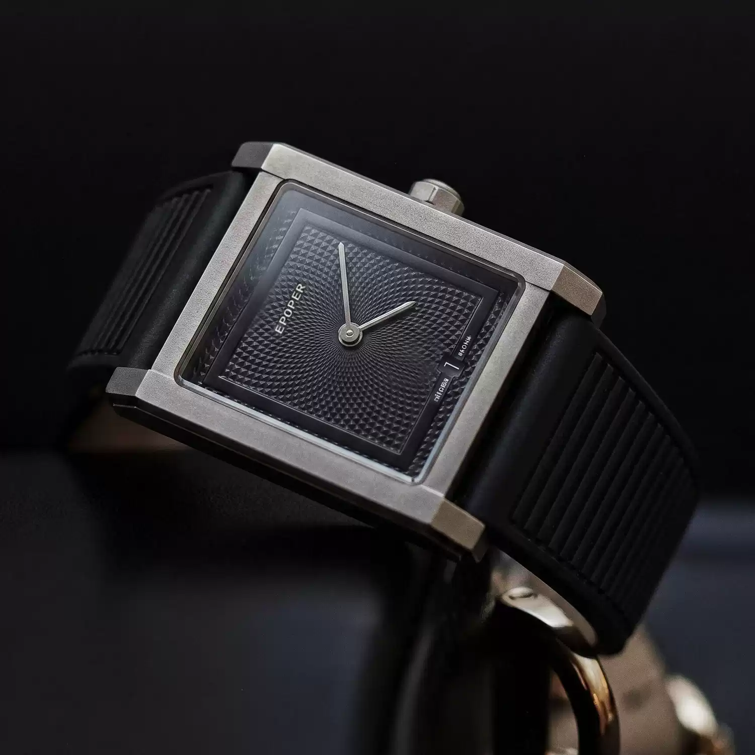 ساعة رجالية بقرص مربع، ساعة كو - مراجعة Smartwatch Vintage Watches For Men وسعره