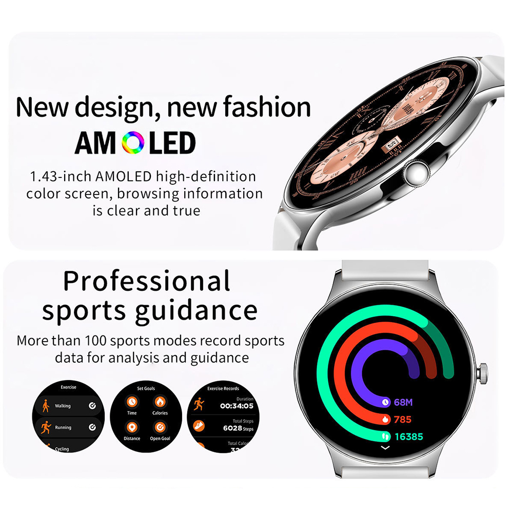 ساعة ذكية رفيعة للغاية بشاشة A - مراجعة Smartwatch Digital Watches For Women وسعره