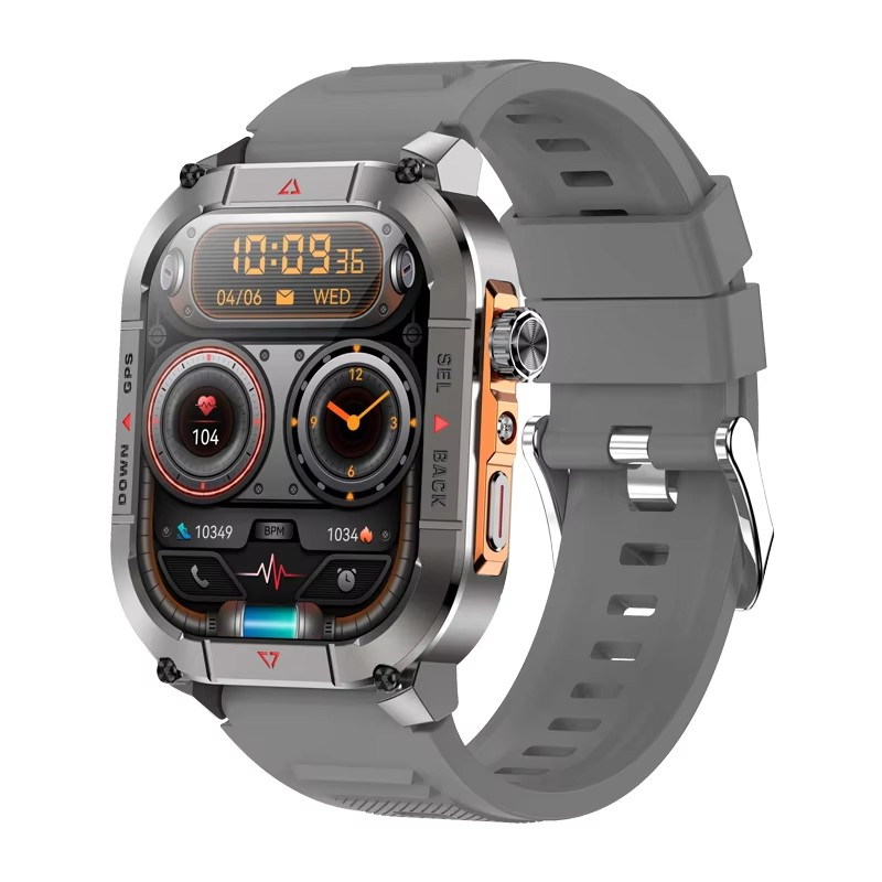 جديد HK84 الرجال ساعة ذكية AMO - مراجعة Smartwatch New Watches For Men وسعره