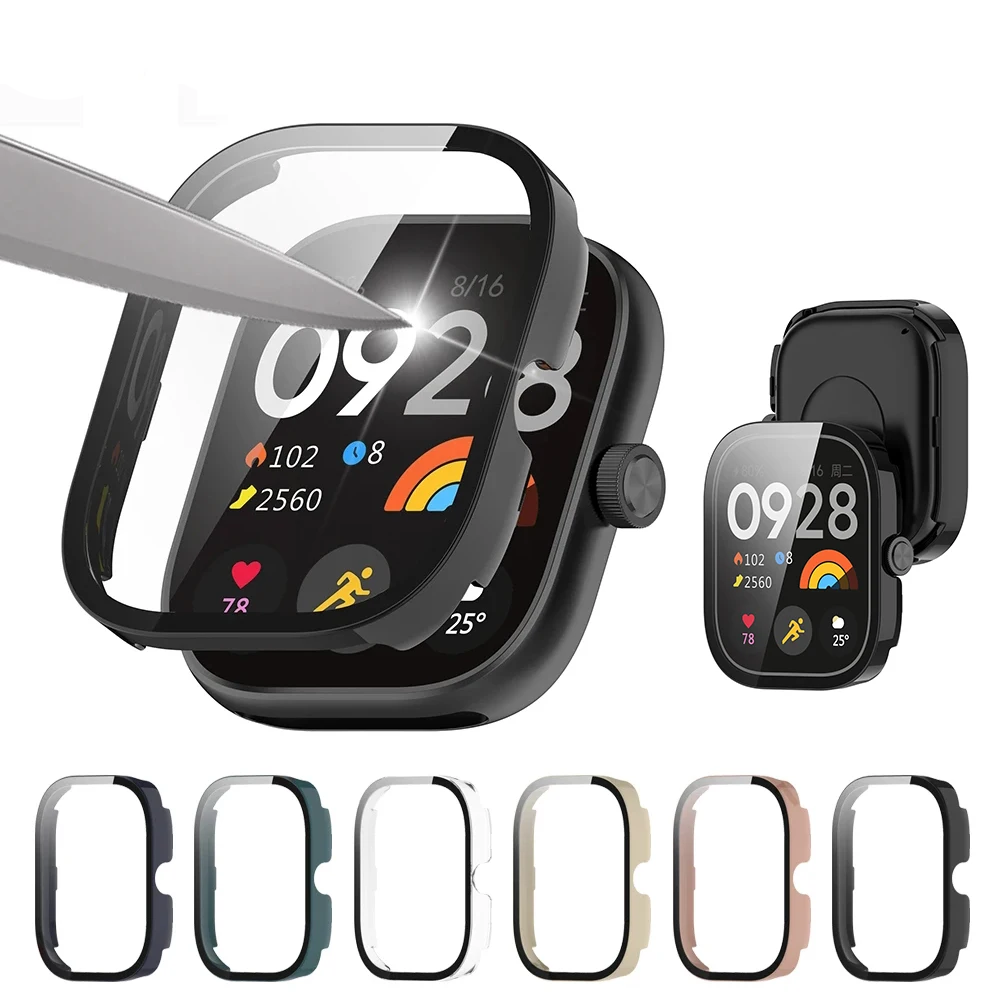 زجاج مقسى + غطاء حماية لساعة ش - مراجعة Smartwatch Redmi Watches وسعره