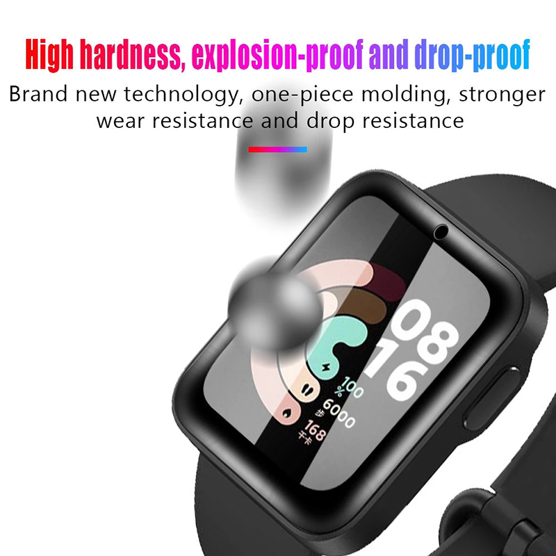 2 قطعة الزجاج المقسى لساعة Red - مراجعة Smartwatch Redmi Watches وسعره