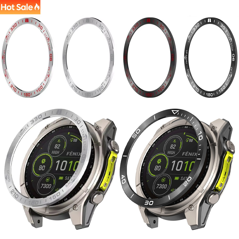 حلقة معدنية لساعة جارمن فينيكس - مراجعة Watch Bezel Insert وسعره