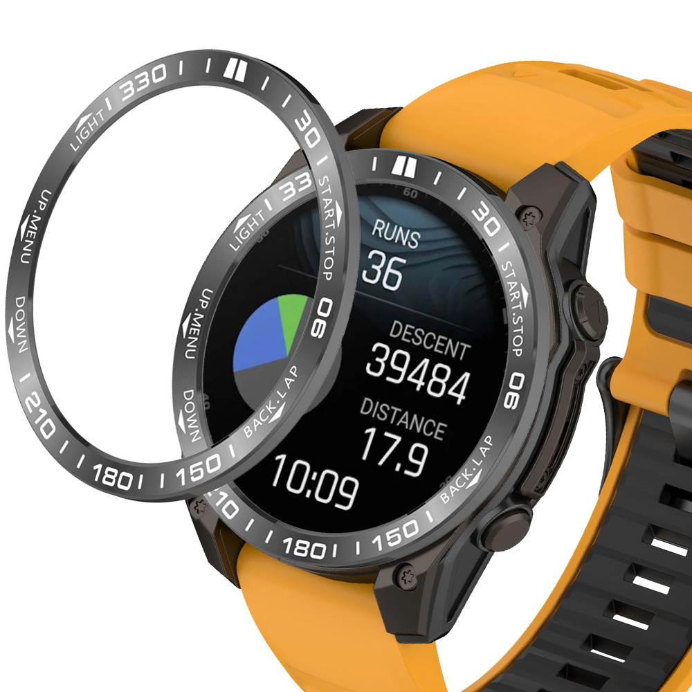 حلقة معدنية لساعة جارمن فينيكس - مراجعة Watch Bezel Insert وسعره