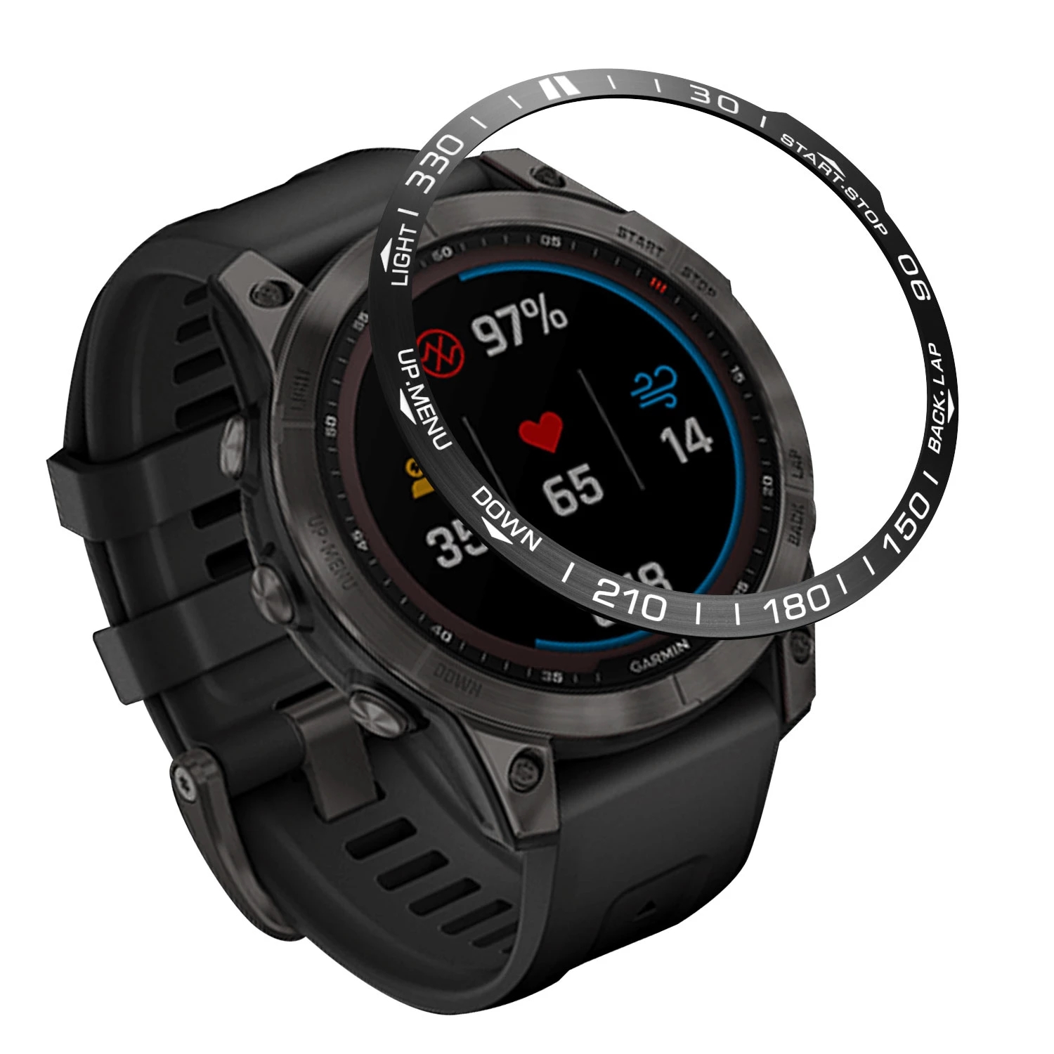 الحافة ل Garmin Fenix 7 7X 6 6 - مراجعة Smartwatch Ring Watches وسعره