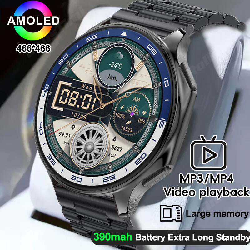 1.43 AMOLED ساعة ذكية ثلاثية ا - مراجعة Timex Watches Smartwatch وسعره