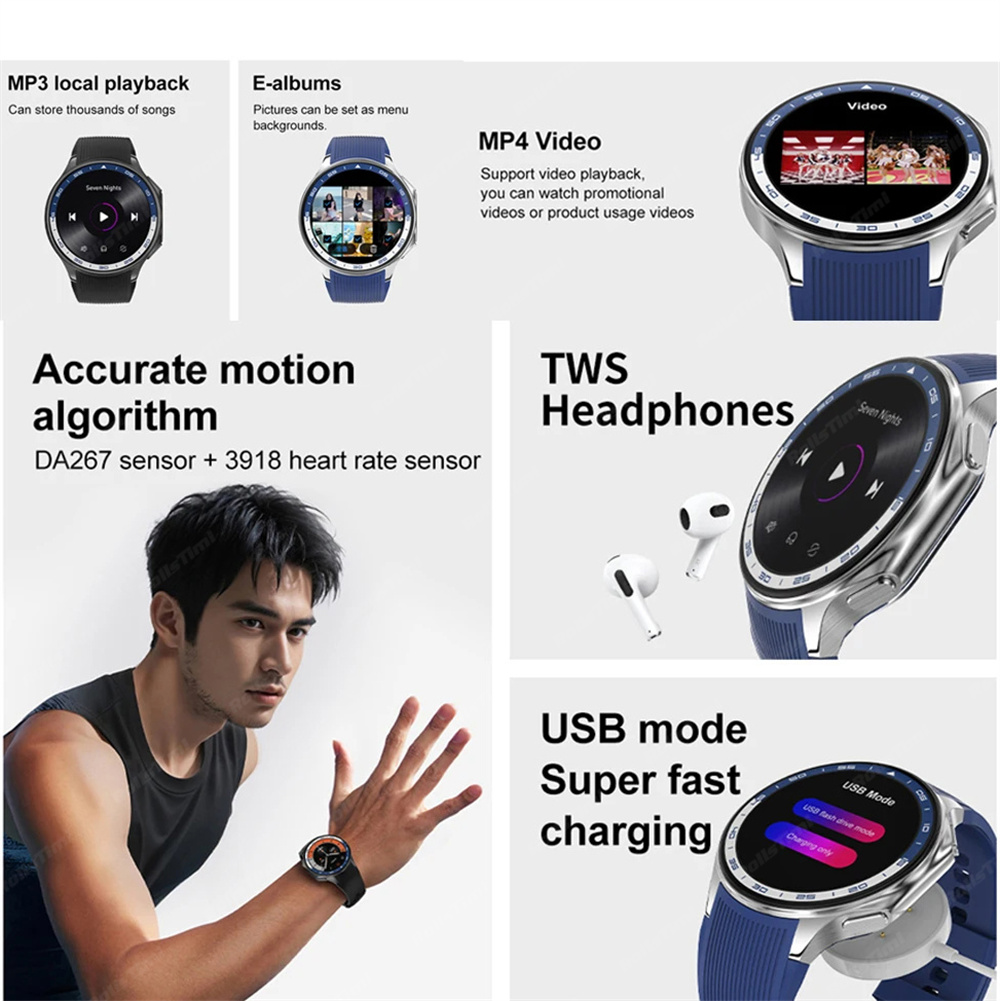 1.43 AMOLED ساعة ذكية ثلاثية ا - مراجعة Timex Watches Smartwatch وسعره