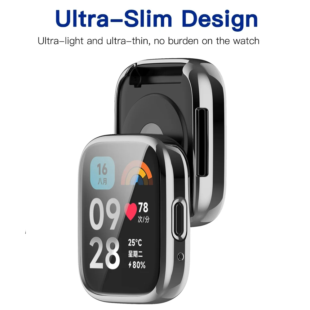 غطاء واقي للشاشة من البولي يور - مراجعة Smartwatch Redmi Watches وسعره
