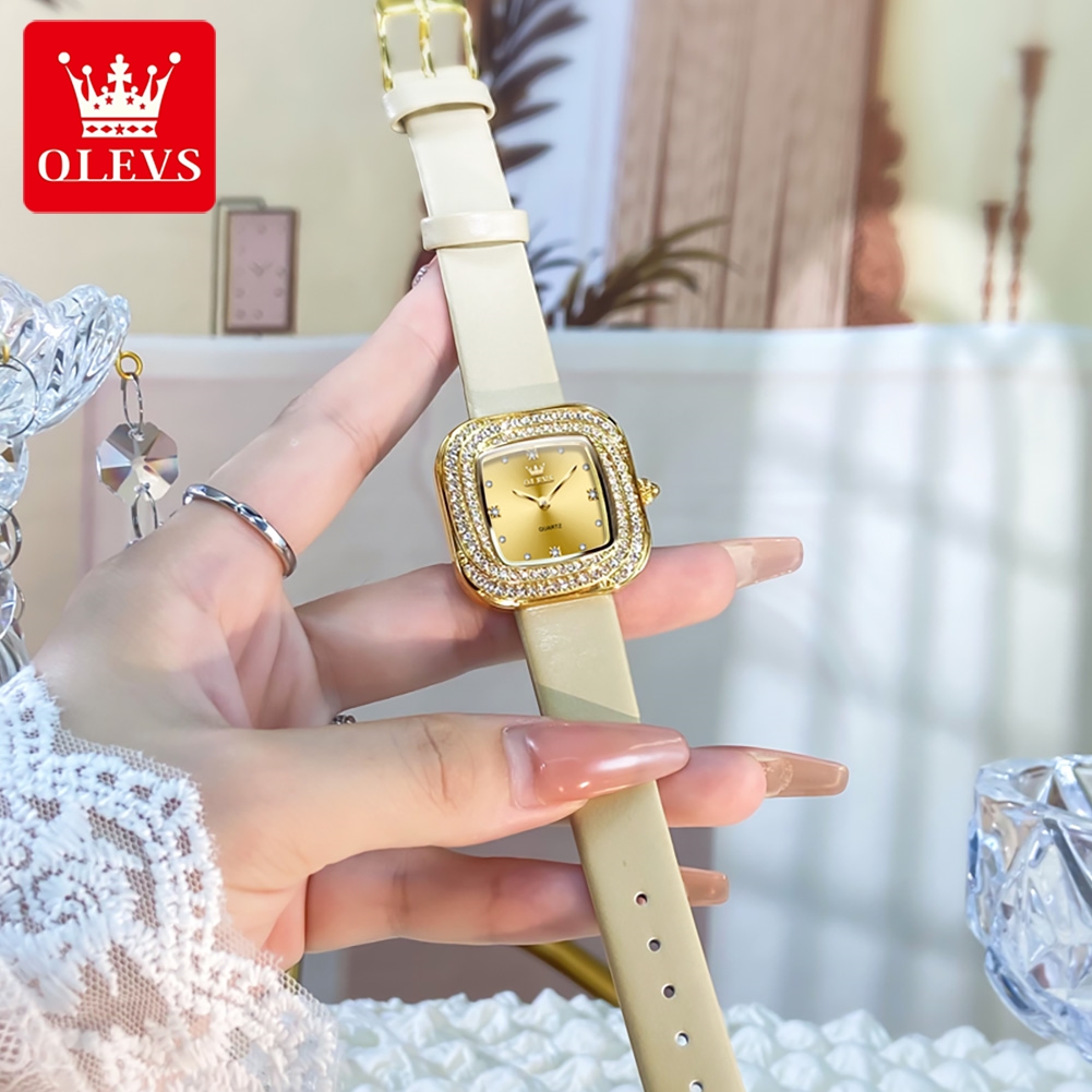 ساعة كوارتز مربعة الشكل للسيدا - مراجعة Watch Bezel Insert وسعره
