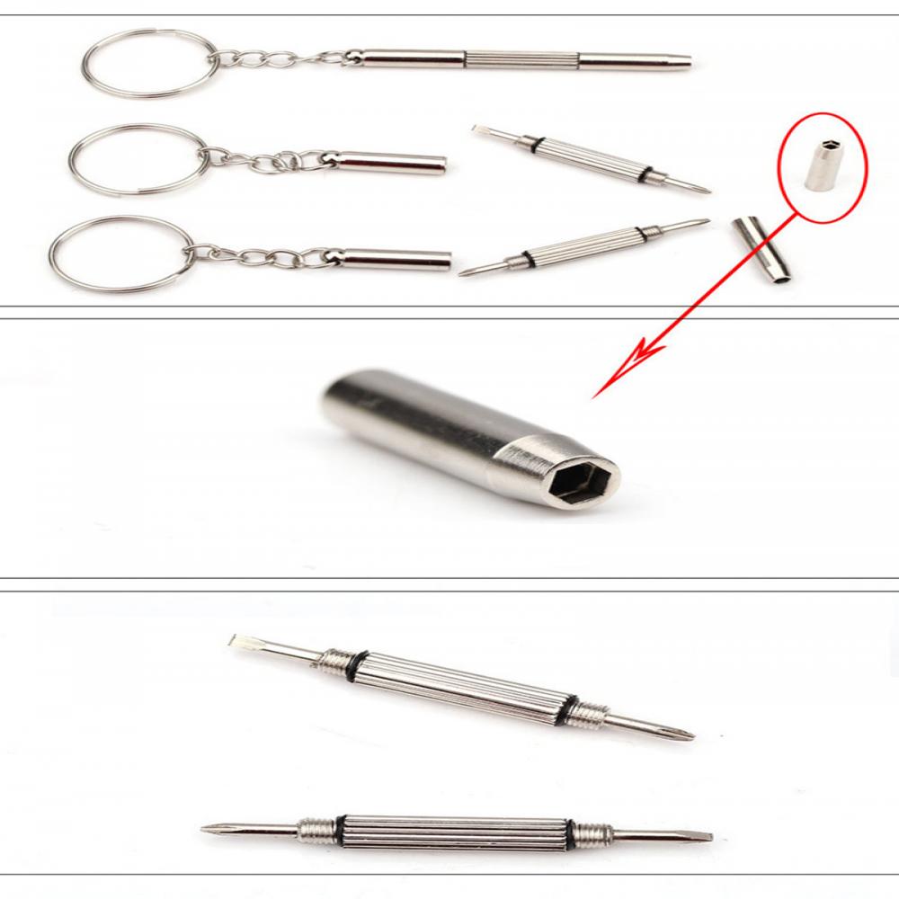 المحمولة 3 في 1 مفك النظارات م - مراجعة Watch Tool Repair Kit وسعره