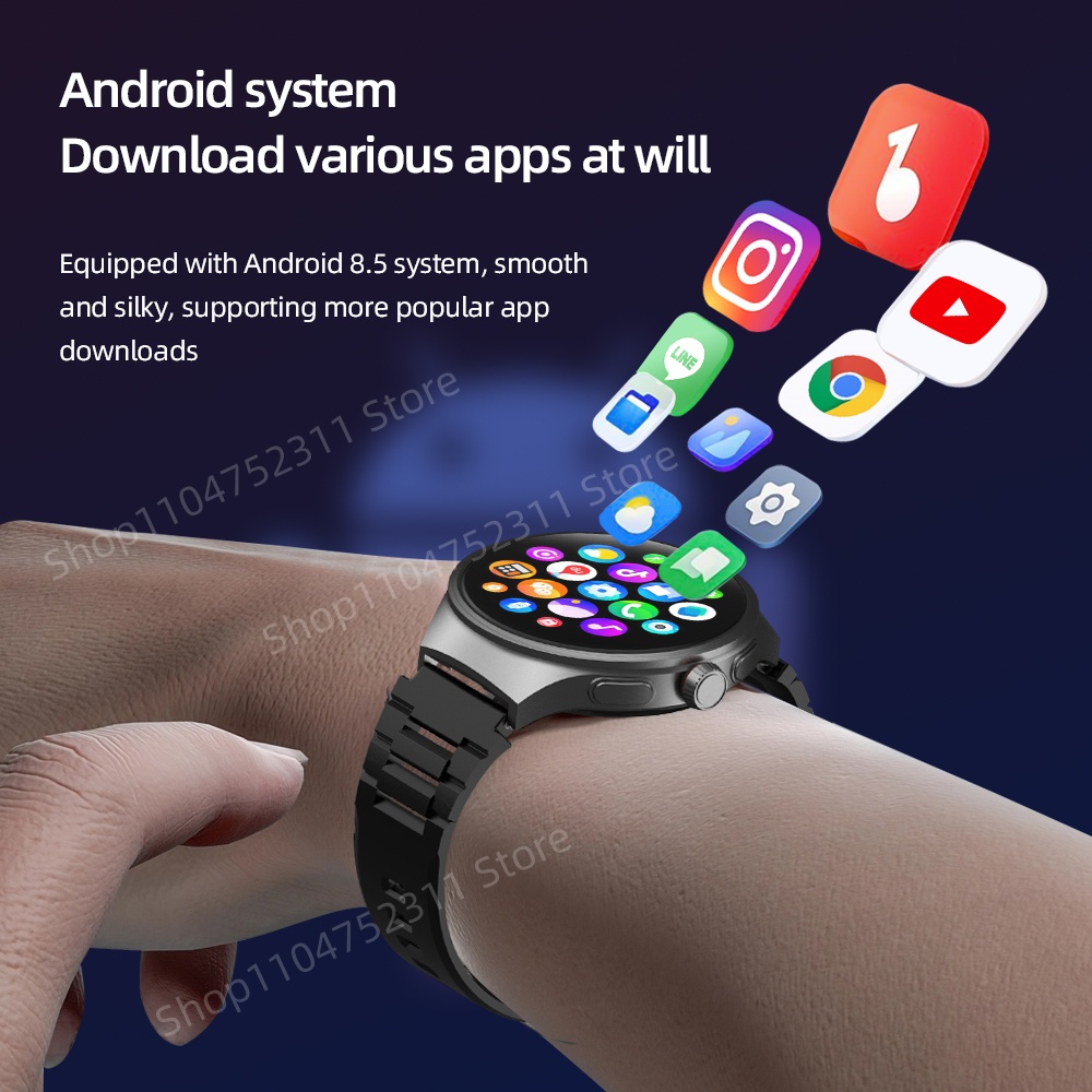 ساعة ذكية 512G VP50 مع كاميرا  - مراجعة Heart Rate Gps Watch وسعره