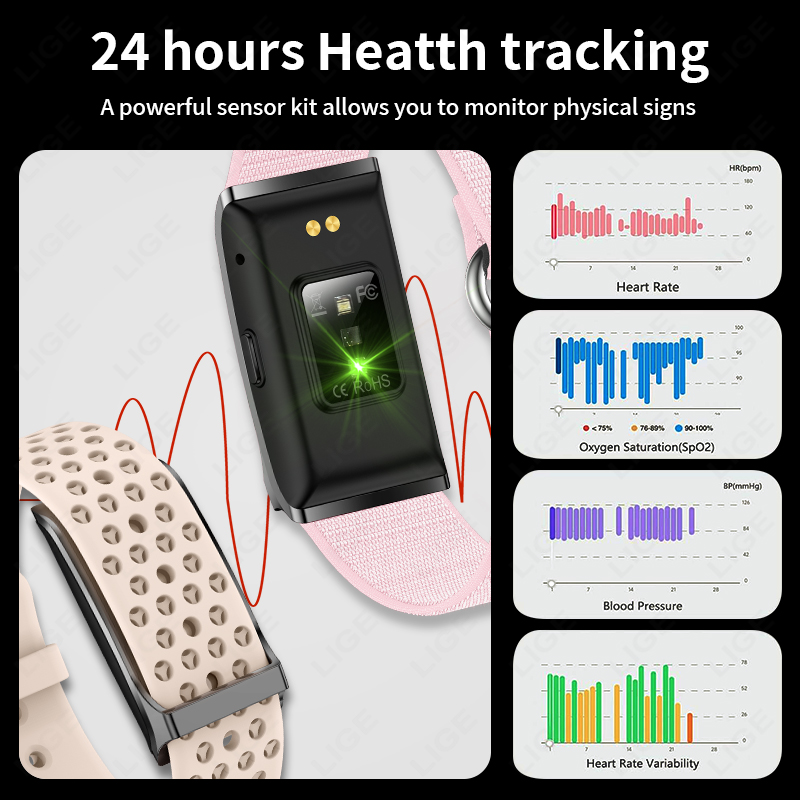 LIGE ساعة ذكية للرجال والنساء  - مراجعة Smartwatch Digital Watches For Women وسعره