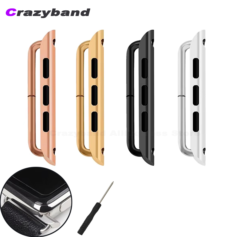 2 قطعة محول موصل الفولاذ المقا - مراجعة Replacement Watch Bracelet وسعره