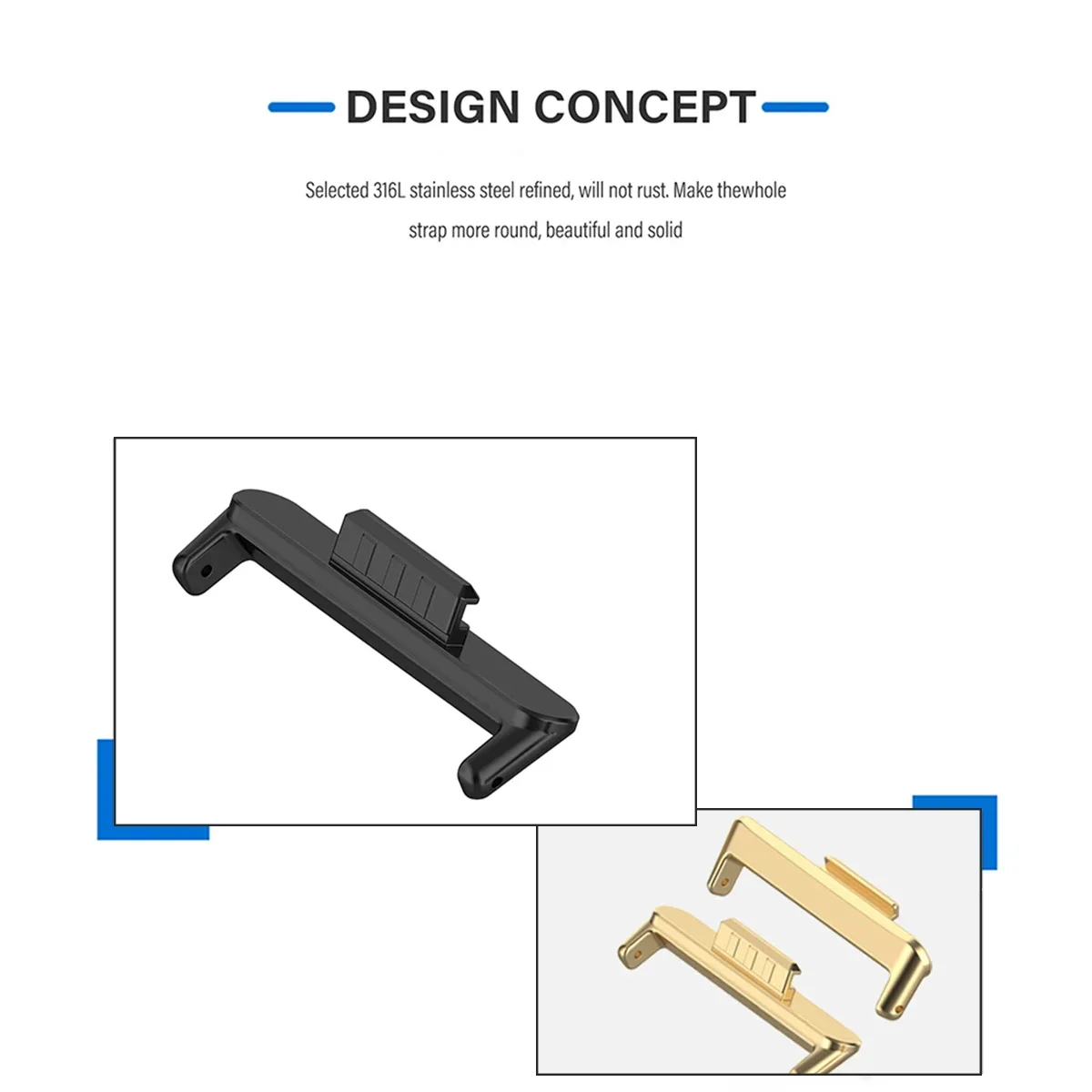 محول 20 مم 22 مم زوج واحد لساع - مراجعة Replacement Watch Bracelet وسعره