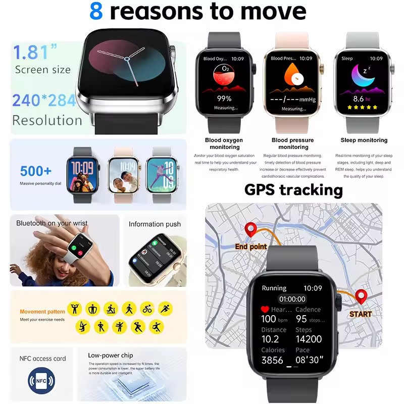 ساعة ذكية الاتصال الهاتفي الرد - مراجعة Smartwatch Watches Brands For Women وسعره